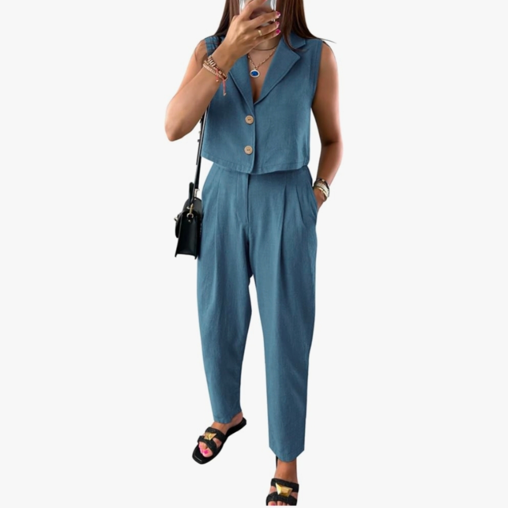Pretty Little Garden Two-piece Suit